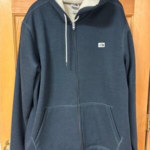 The North Face Men's Dark Blue Zip-Up Sweater